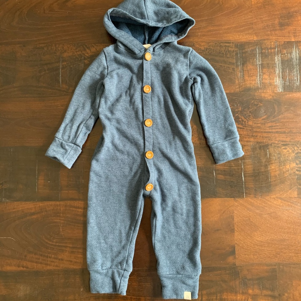 Lulu + Roo Mightnight Hooded Romper